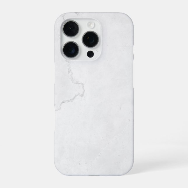 Elegant White Marble  iPhone Case (Back)