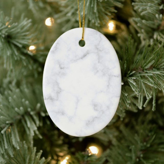 Elegant White Marble Modern Ceramic Tree Decoration (Tree)