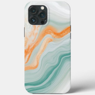 Elegant White Marble Pattern iPhone 13 Pro Max Case