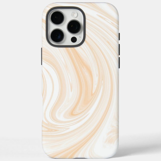 Elegant White Marble Pattern Case-Mate iPhone Case (Back)
