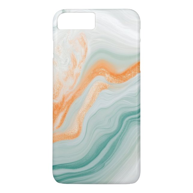 Elegant White Marble Pattern Case-Mate iPhone Case (Back)