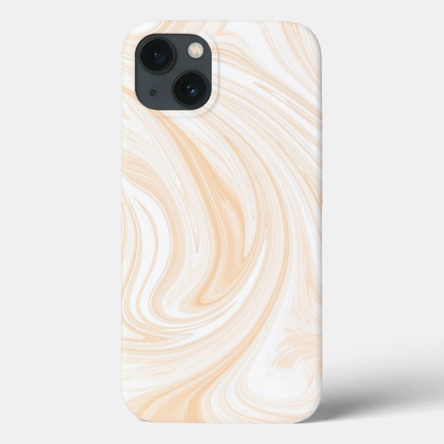 Elegant White Marble Pattern Case-Mate iPhone Case (Back)