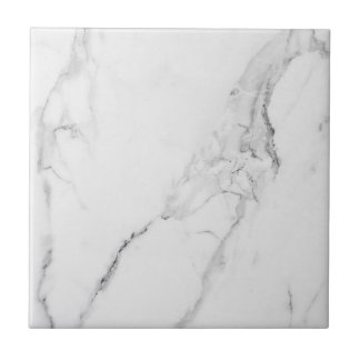 Elegant white marble tile