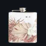 Elegant White Pampas Grass Floral Groomsmen Flask<br><div class="desc">Elegant White Pampas Grass Floral Groomsmen Flask. This will be part of suite.

#pampasgrass
#junglewedding
#jungleinvitation
#coralwedding
#weddingmenu
#desertwedding
#lasvegaswedding
#terracottawedding
#peachwedding
#pampasweddingmenu
#pampas
#terracotta
#coral
#peach
#naturalwedding
#driedgrass
#driedpampas
#wabisabiwedding
#naturewedding</div>