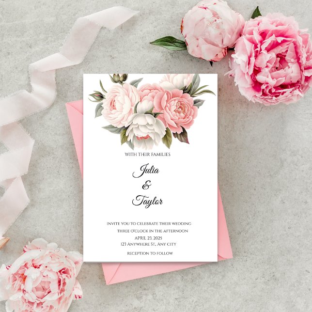 Elegant White Rose Invitation (Creator Uploaded)