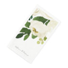 Elegant White Rose Script Personalised
