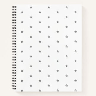 Elegant white Spiral Notebook
