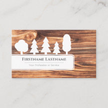 Elegant white trees on brown wood grain forest