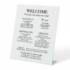 Elegant White Vacation Rental House Welcome