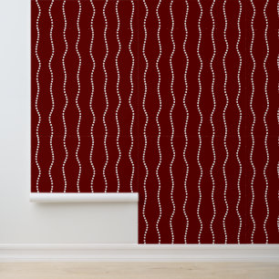 Elegant  white vintage beads wallpaper