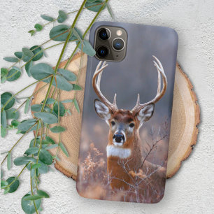 Elegant Whitetail Deer Winter Season Photograph iPhone 16 Pro Max Case