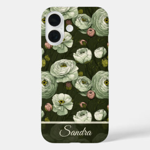 Elegant Wife Gift Ranunculus Flower Name iPhone 16 Case