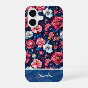 Elegant Wife Gift Rose Name iPhone 16 Case