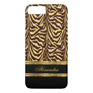 Elegant Wild Zebra Black and Gold Case-Mate iPhone Case