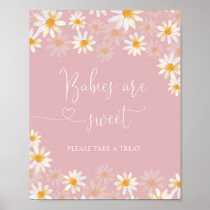 Elegant Wildflower Babies are Sweet Poster