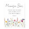 Elegant Wildflower Baby Shower Momosa Bar Sign