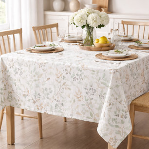 Elegant Wildflower Boho  Tablecloth