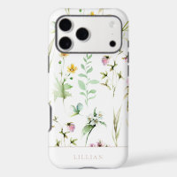 Elegant Wildflower Botanical Pattern