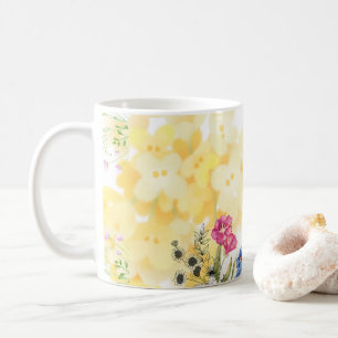 Elegant Wildflower Coffee Mug – Beautiful Floral C
