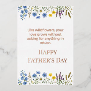 Elegant Wildflower Father's Day Dad
