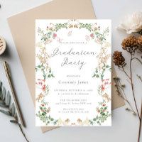 Elegant Wildflower Garden graduation party