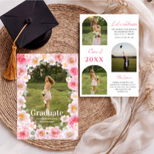 Elegant Wildflower Graduation Party photo