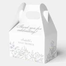Elegant Wildflower Meadow Baby Shower Gable