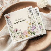 Elegant Wildflower Meadow Baby Shower