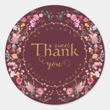 Elegant Wildflower Meadow Spring Garden Wedding