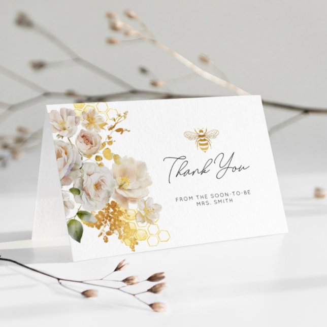 Elegant wildflower meant to bee thank you card (Creator Uploaded)