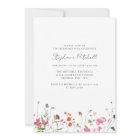 Elegant Wildflower Photo Graduation Party