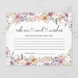 Elegant Wildflowers advice and wishes bridal show.