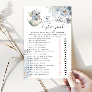 Elegant Wildflowers blue The wedding shoe game
