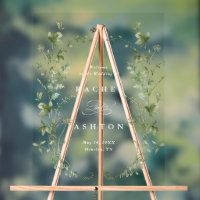 Elegant Wildflowers Wedding Welcome