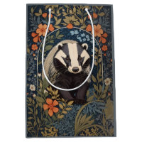 Elegant William Morris Inspired Badger