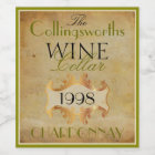 Elegant Wine Bottle Label Personalised