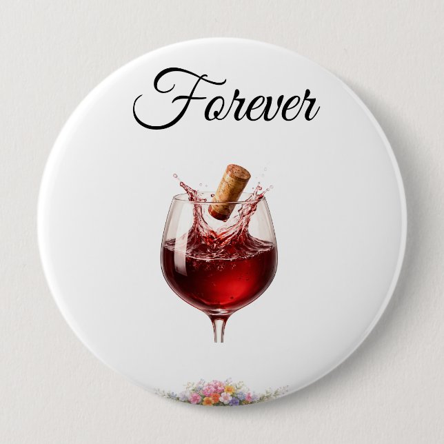Elegant Wine -  Wedding  Buttons (Front)