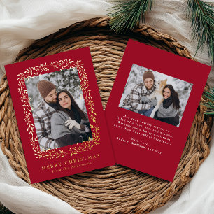 Elegant Winter Foliage Red 2 Photo