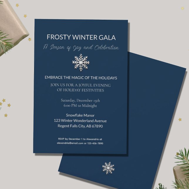 Elegant Winter Gala Invitation (Creator Uploaded)