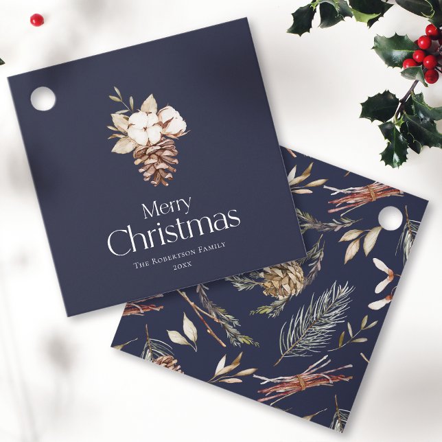 Elegant Winter Gift Tag – "Merry Christmas" (Creator Uploaded)