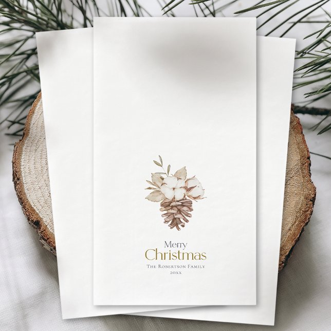 Elegant Winter Guest Towel Napkin (Creator Uploaded)