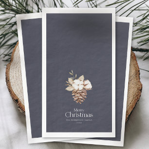 Elegant Winter Guest Towel Napkin