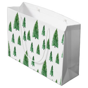 Elegant Winter Holiday Country Beauty Large Gift Bag