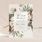 Elegant Winter We Tied the Knot Wedding Reception