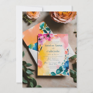 Elegant Winter Wedding Invitation
