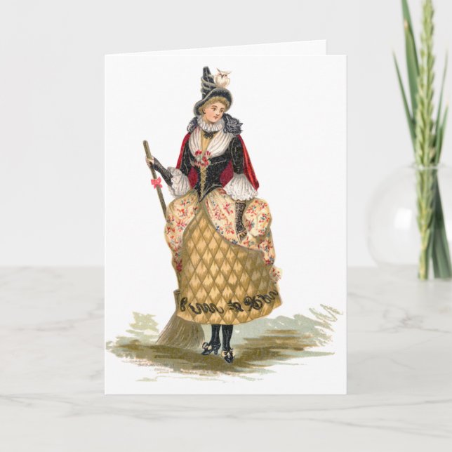 Elegant Witch Card (Front)