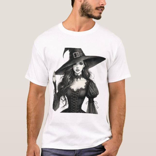 Elegant Witch Graphic Tee (Front)