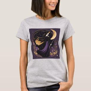 Elegant Witch Halloween Women's T-Shirt