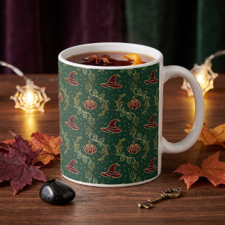 Elegant Witchy Whimsigoth Halloween Mug
