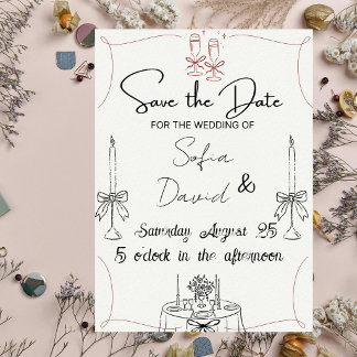 Elegant with Candles, Impress Everyone wedding  Invitation